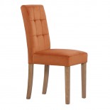 Moreton Oak Sunset Velvet Chair